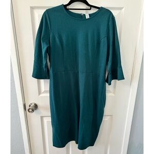 Old Navy - Teal Dress - bell sleeve - size 2x
